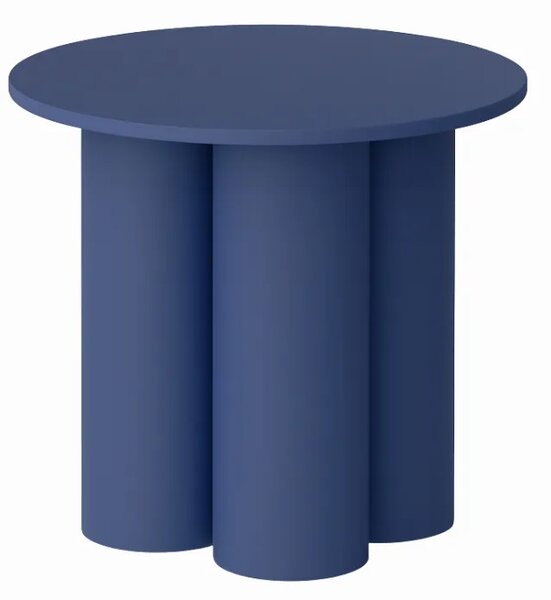 Granatowy matowy stolik kawowy 60 cm G0-R44