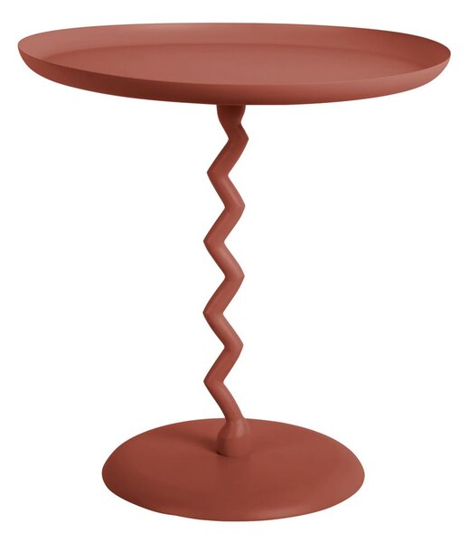Metalowy okrągły stolik ø 40 cm Zig Zag – Leitmotiv