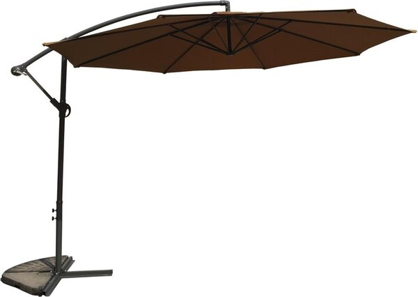 Parasol ogrodowy ROJAPLAST, 350 cm, brzowy