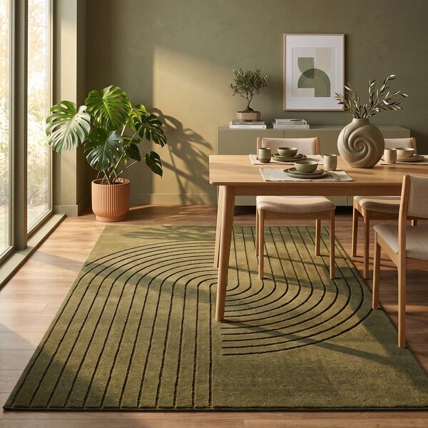 Zielony dywan 160x230 cm Solace – ESTE