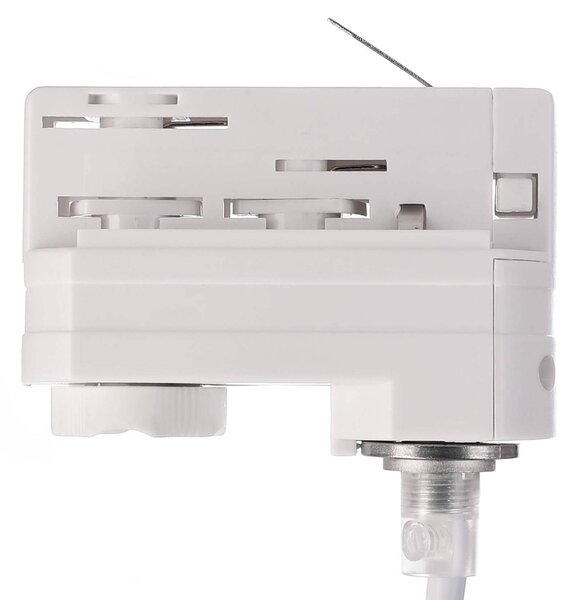 Deko-Light Lampa wisząca LED Lucea 3-fazowa 10 W biała Lucea, możliwość ściemniania, biały / opal, przedpokój, aluminium, nowoczesny