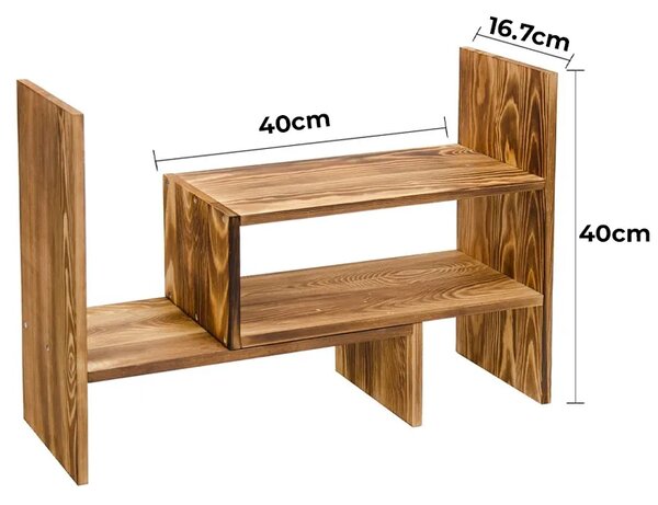 Modulrack™ Drewniany Modułowy Organizer Na Blaty, Wykończenie drewniane