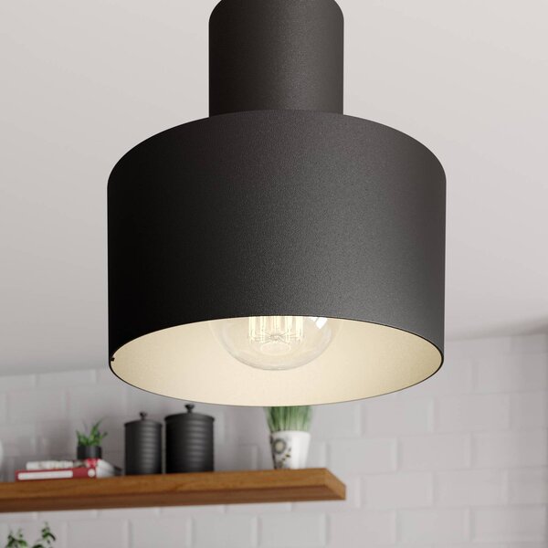 Lampa wisząca Rif SIGMA, możliwość ściemniania, czarny, salon / jadalnia, metal, nowoczesny