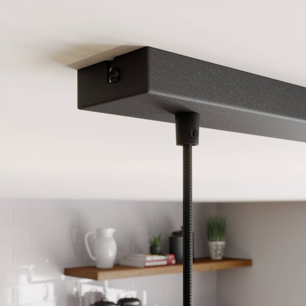 Lampa wisząca Rif SIGMA, możliwość ściemniania, czarny, salon / jadalnia, metal, nowoczesny