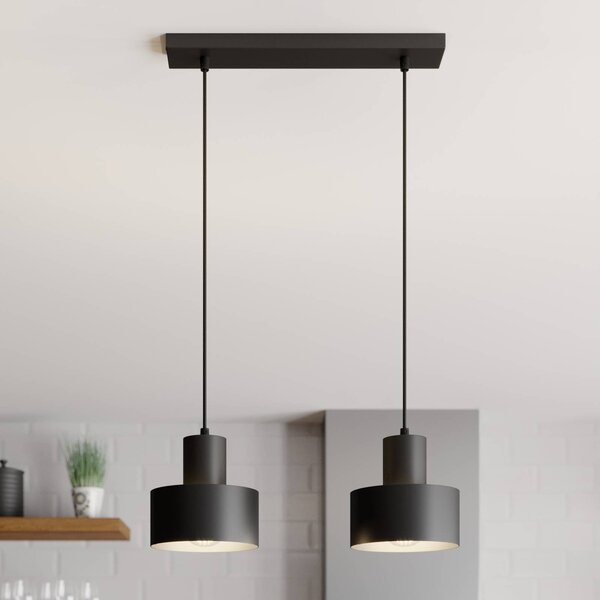 Lampa wisząca Rif SIGMA, możliwość ściemniania, czarny, salon / jadalnia, metal, nowoczesny
