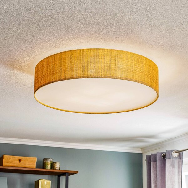Lampa sufitowa Turda Nowodvorski Lighting, możliwość ściemniania, mosiężny / złoty, salon / jadalnia, tkanina / materiał / jedwab, nowoczesny