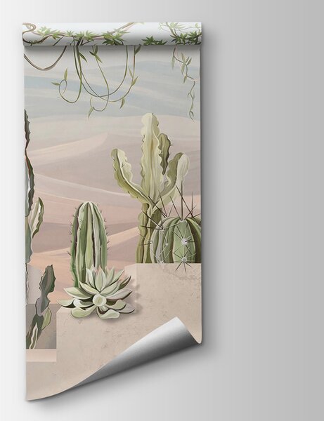 Fototapeta Fototapeta ścienna z kaktusami i sukulentami, Fototapety 3d, Popularne Fototapety, u96445 - Tapeko.pl