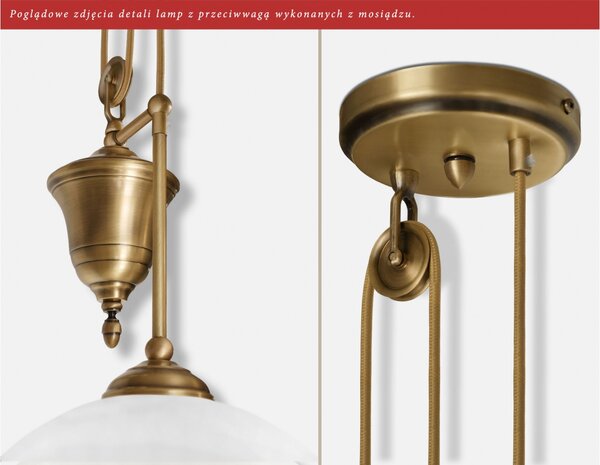 Mosiężna lampa regulowana VG-S1P