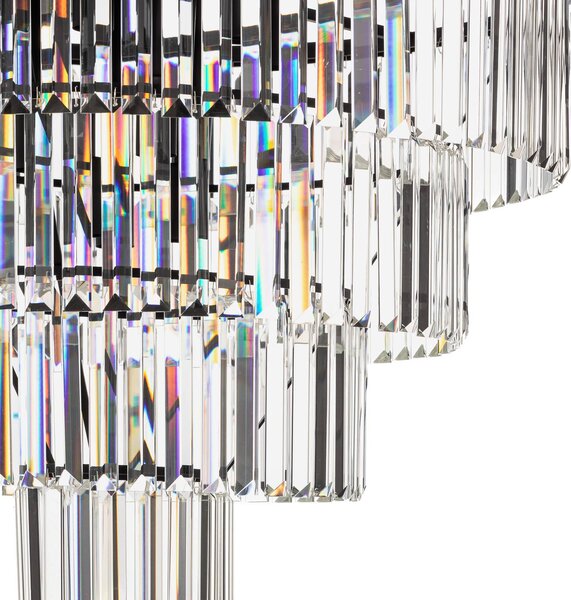 Lampa wisząca kryształowa Cristal Nowodvorski Lighting, możliwość ściemniania, przezroczysty / transparentny, salon / jadalnia, szkło