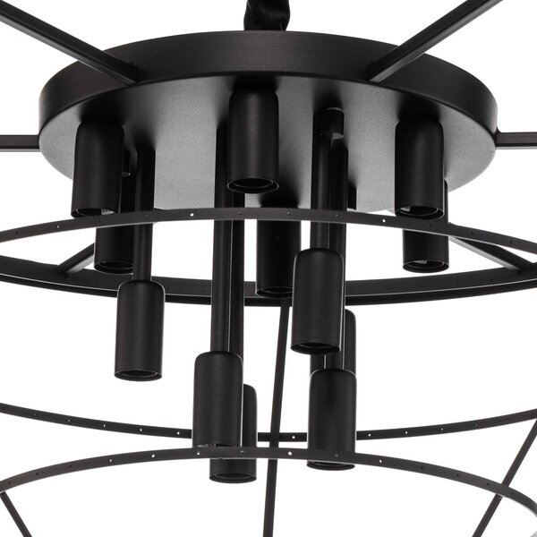 Lampa wisząca kryształowa Cristal Nowodvorski Lighting, możliwość ściemniania, przezroczysty / transparentny, salon / jadalnia, szkło