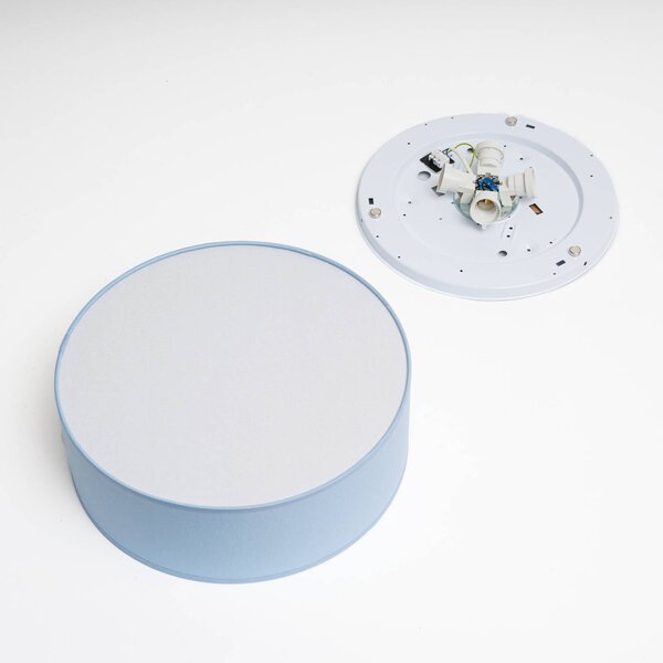 Lampa sufitowa Rondo Kids TK Lighting, możliwość ściemniania, niebieski, pokój dziecięcy, tkanina / materiał / jedwab, nowoczesny