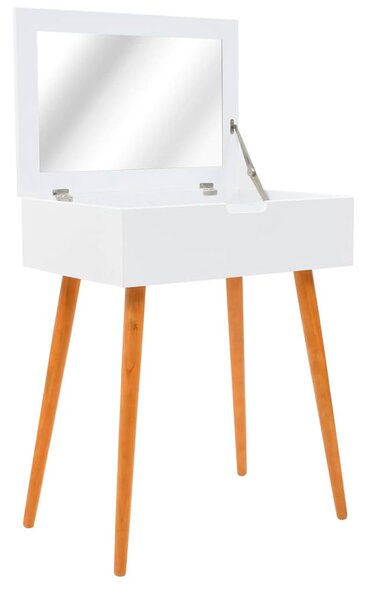 Skandynawska toaletka wąska z chowanym lustrem - Vivienne 3X
