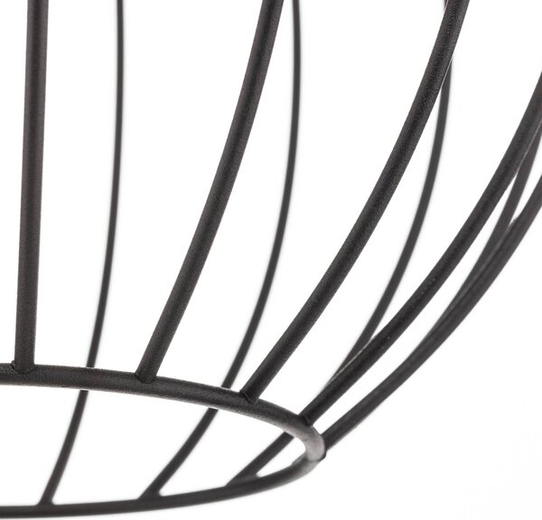 Lampa wisząca Cumera HELAM, możliwość ściemniania, czarny, salon / jadalnia, metal, nowoczesny