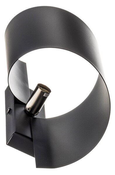 Kinkiet Spiner EMIBIG LIGHTING, możliwość ściemniania, czarny, salon / jadalnia, metal, nowoczesny