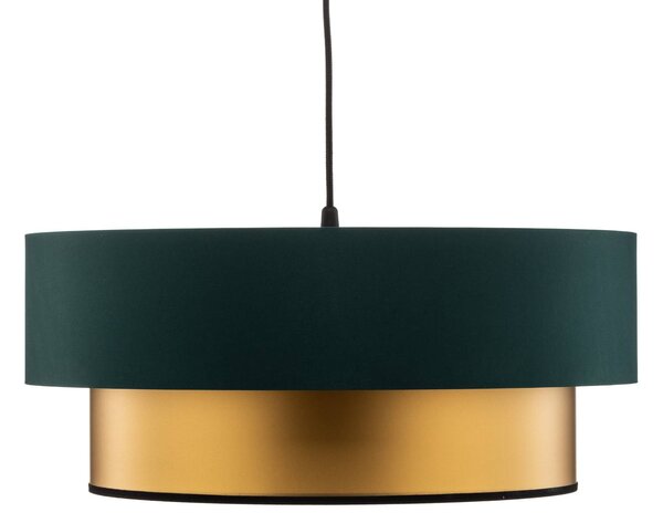 Lampa wisząca Dorina Maco Design, możliwość ściemniania, zielony, salon / jadalnia, tworzywo sztuczne, nowoczesny
