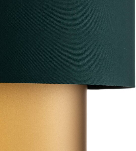 Lampa wisząca Dorina Maco Design, możliwość ściemniania, zielony, salon / jadalnia, tworzywo sztuczne, nowoczesny