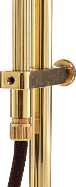 Berliner Messinglampen Lampa stołowa GITA, zielony, salon / jadalnia, szkło, antyczny