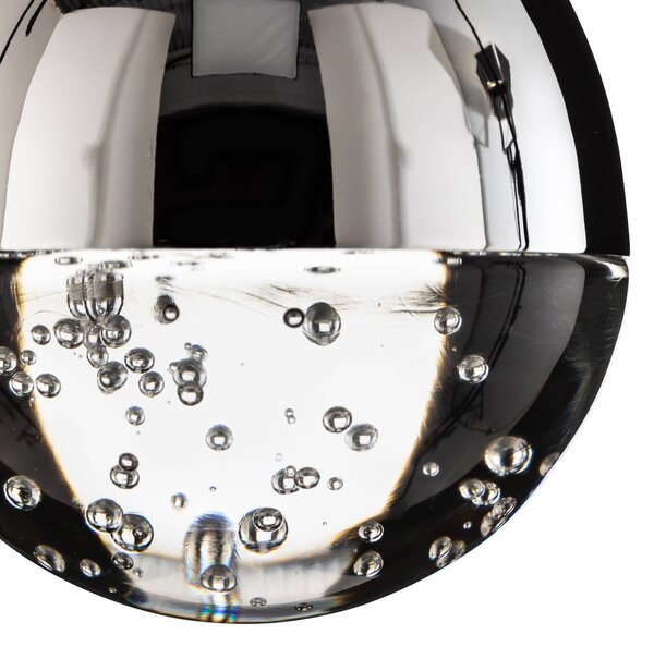 Schuller Valencia Lampa wisząca Elie, chromowy / srebrny, salon / jadalnia, metal, nowoczesny