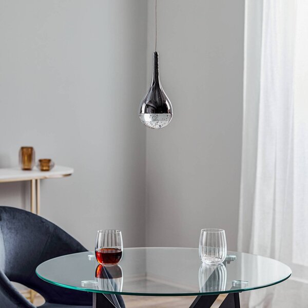 Schuller Valencia Lampa wisząca Elie, chromowy / srebrny, salon / jadalnia, metal, nowoczesny