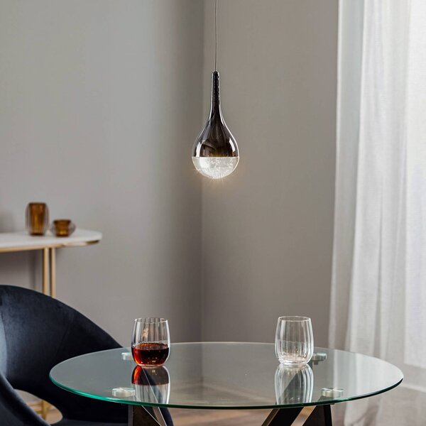 Schuller Valencia Lampa wisząca Elie, chromowy / srebrny, salon / jadalnia, metal, nowoczesny