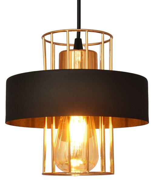 Lampa wisząca potrójna VOLTA W-L 1377/3 BK+BR