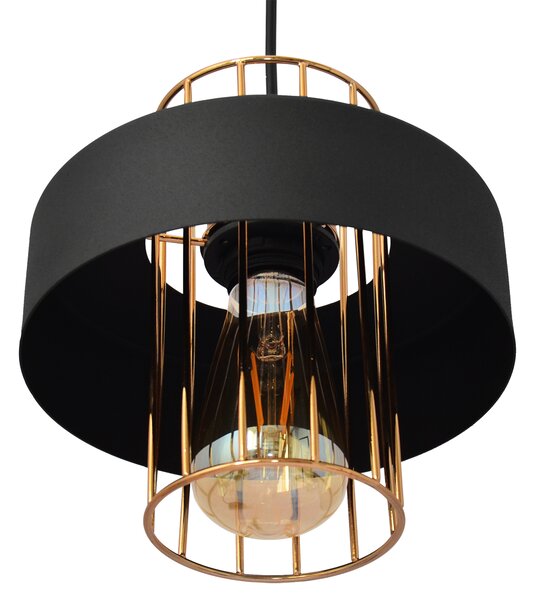 Lampa wisząca potrójna VOLTA W-L 1377/3 BK+BR