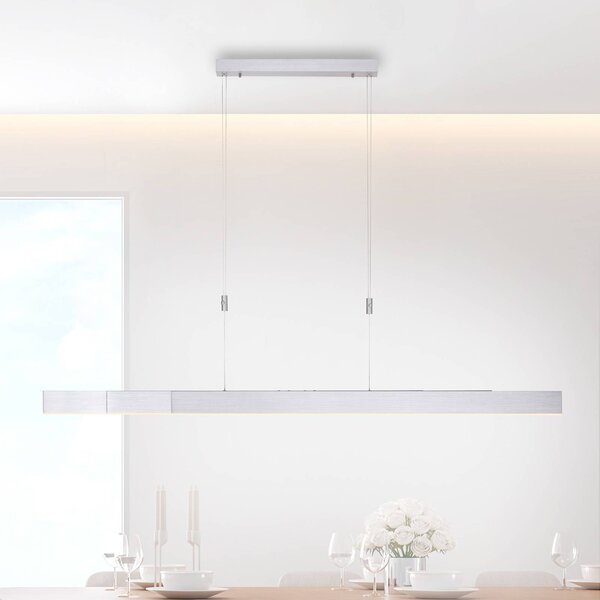 PURE Lampa wisząca Pure Moto, możliwość ściemniania, aluminiowy / szary / cynkowy, salon / jadalnia, metal, nowoczesny