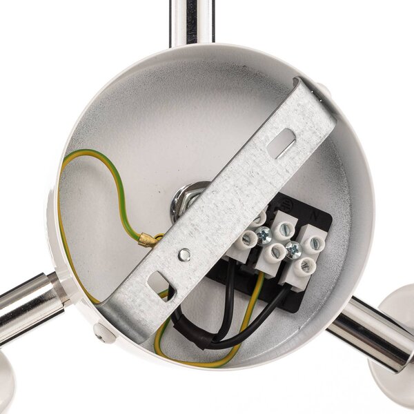Lampa sufitowa Pastell Trio Duolla, możliwość ściemniania, żółty / pomarańczowy, salon / jadalnia, tkanina / materiał / jedwab, młodzieżowy