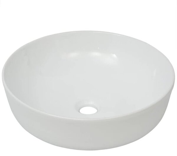 Umywalka ceramiczna, biała 41,5 x 13,5 cm