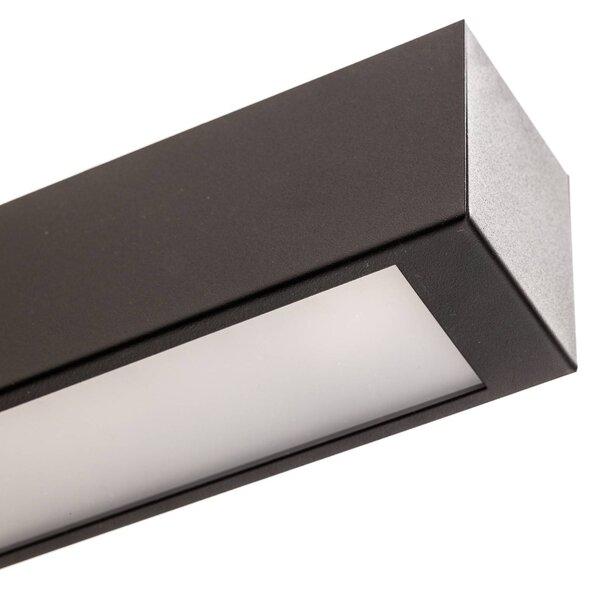 Lampa sufitowa LED Straight Nowodvorski Lighting, czarny, salon / jadalnia, metal, nowoczesny
