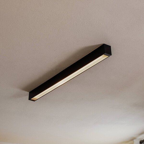 Lampa sufitowa LED Straight Nowodvorski Lighting, czarny, salon / jadalnia, metal, nowoczesny