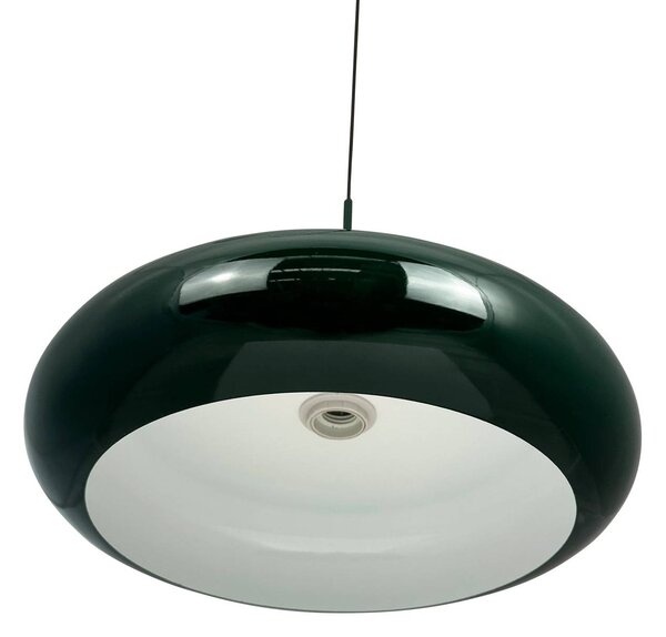 Dyberg Larsen Lampa wisząca designerska Planet, możliwość ściemniania, zielony, salon / jadalnia, metal, design