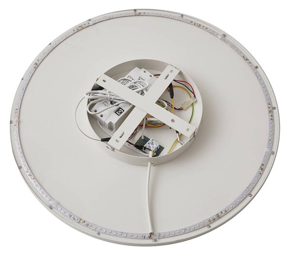 Lampa sufitowa LED Brenda Arcchio, możliwość ściemniania, biały / opal, salon / jadalnia, nowoczesny