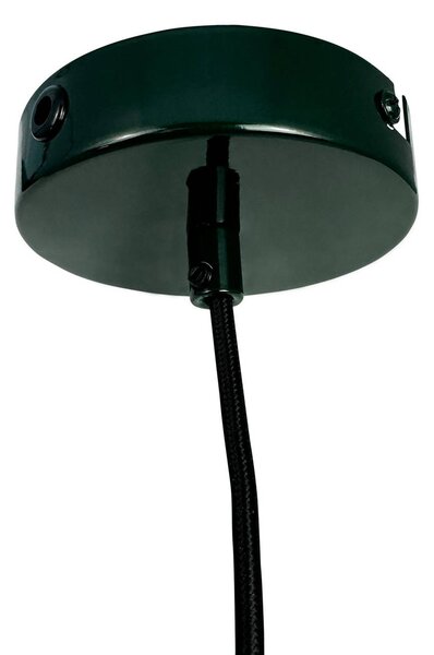 Dyberg Larsen Lampa wisząca designerska Planet, możliwość ściemniania, zielony, salon / jadalnia, metal, design