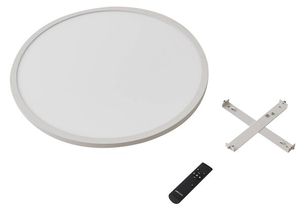 Lampa sufitowa LED Brenda Arcchio, możliwość ściemniania, biały / opal, salon / jadalnia, nowoczesny