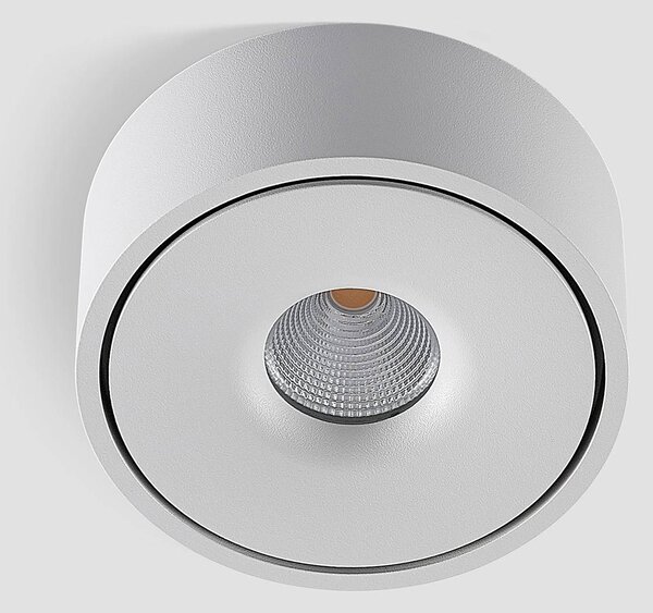 Lampa sufitowa LED Rotari Arcchio, możliwość ściemniania, biały / opal, przedpokój, aluminium, nowoczesny