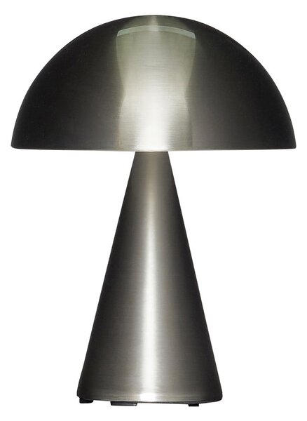 Ciemnoszara lampa stołowa LED ze ściemniaczem (wysokość 20 cm) Mush – Hübsch