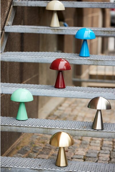 Czerwona lampa stołowa LED ze ściemniaczem (wysokość 20 cm) Mush – Hübsch