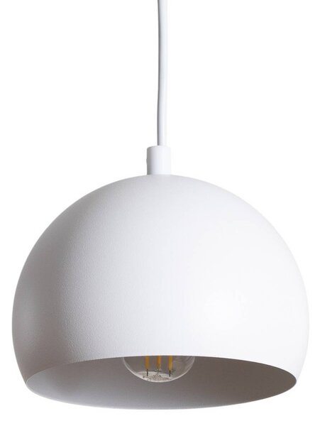 Lampa wisząca Sool Luminex, możliwość ściemniania, biały / opal, salon / jadalnia, metal