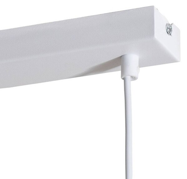 Lampa wisząca Sool Luminex, możliwość ściemniania, biały / opal, salon / jadalnia, metal