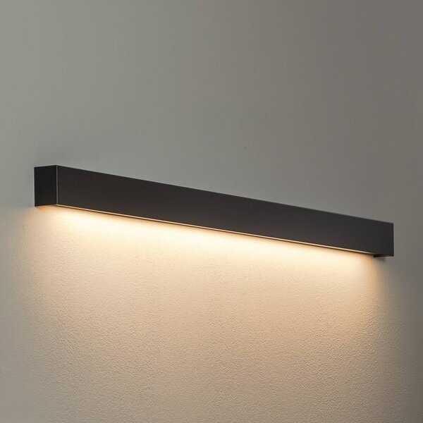Kinkiet LED Straight L Nowodvorski Lighting, czarny, salon / jadalnia, metal, nowoczesny