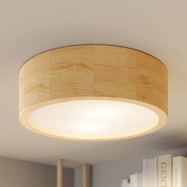 Lampa sufitowa Cleo TEMAR LIGHTING, możliwość ściemniania, jasne drewno, salon / jadalnia, nowoczesny