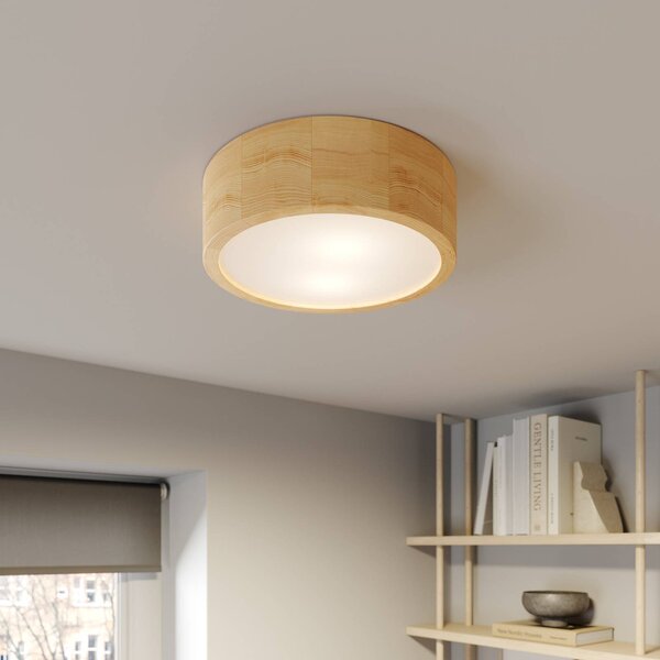 Lampa sufitowa Cleo TEMAR LIGHTING, możliwość ściemniania, jasne drewno, salon / jadalnia, nowoczesny