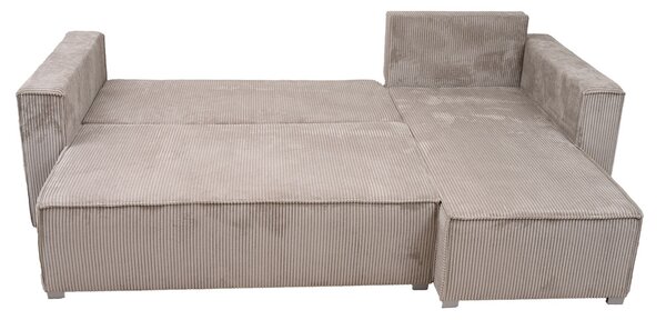 Rozkładana narożna sofa SMART COSARO różowa, dwustronna + 2 poduszki GRATIS