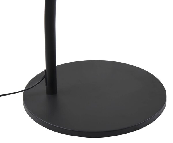 Lampa łukowa - lampa stojąca Boga Lucande, możliwość ściemniania, czarny, salon / jadalnia, metal, nowoczesny