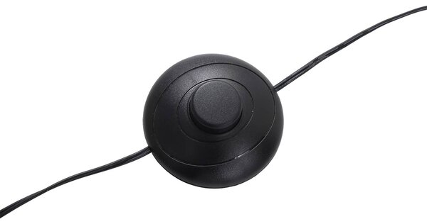 Lampa łukowa - lampa stojąca Boga Lucande, możliwość ściemniania, czarny, salon / jadalnia, metal, nowoczesny