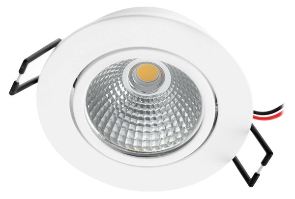 Arcchio LED downlight Zarik, biały, 2 700K Zarik Arcchio, możliwość ściemniania, biały / opal, salon / jadalnia, aluminium, nowoczesny