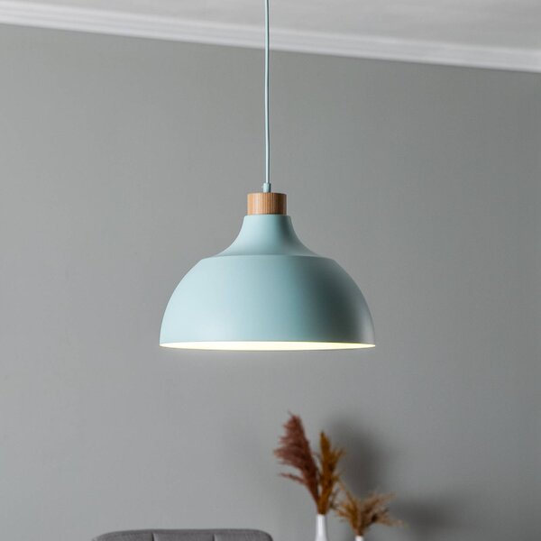 Lampa wisząca Kaitt Envostar, możliwość ściemniania, zielony, salon / jadalnia, metal, skandynawski