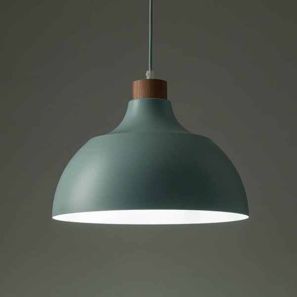 Lampa wisząca Kaitt Envostar, możliwość ściemniania, zielony, salon / jadalnia, metal, skandynawski