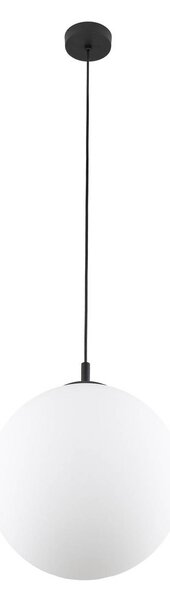 Lampa wisząca szklana Esme TK Lighting, możliwość ściemniania, biały / opal, salon / jadalnia, szkło, nowoczesny
